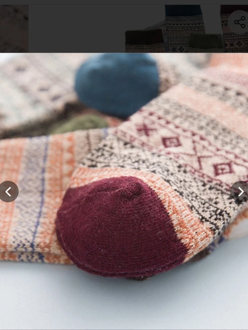 Bundle of Patterned Multicolor Crew Socks